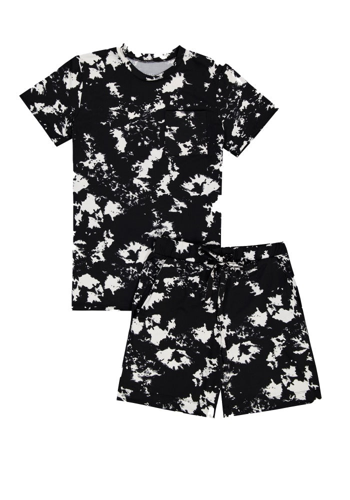 Dark Tie - Dye Men Short - Reset Loungewear