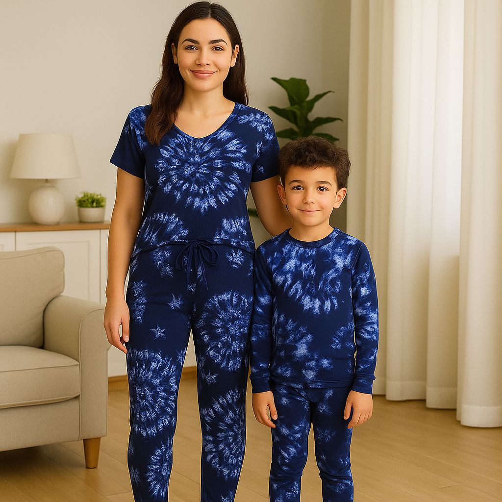 Set Swirly Navy - Reset Loungewear