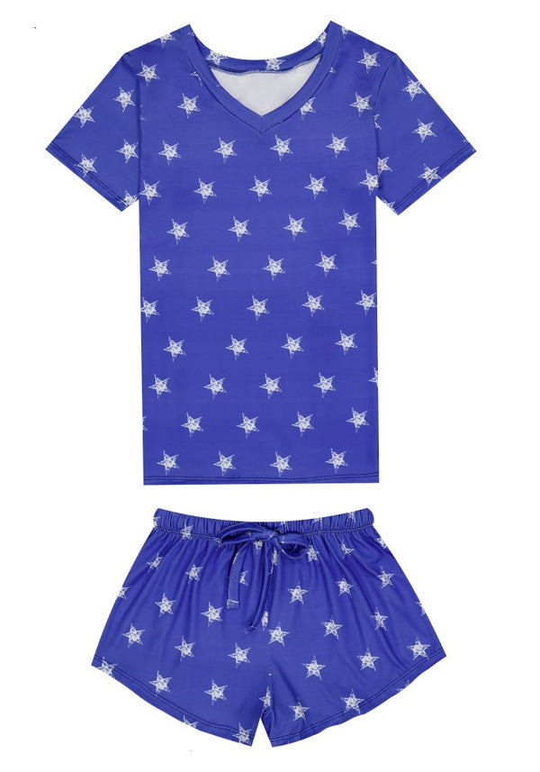 Shine Indigo Women Short Playera Manga Corta