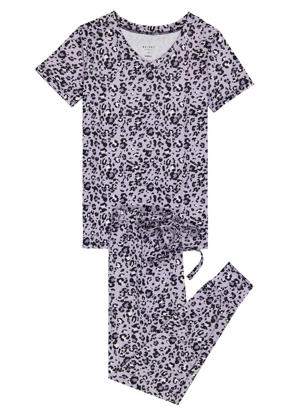 Animal Purple Women Pantalón