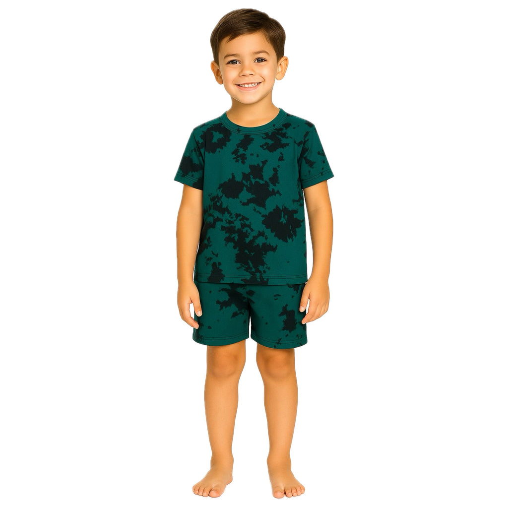 3 Piece Set Kids Forest Tie - Dye - Reset Loungewear