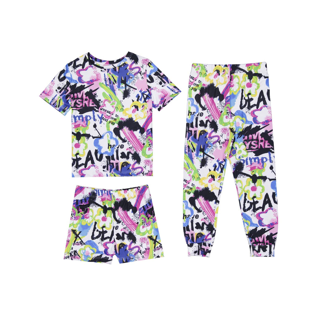 3 Piece Set Kids Pj Punk - Reset Loungewear