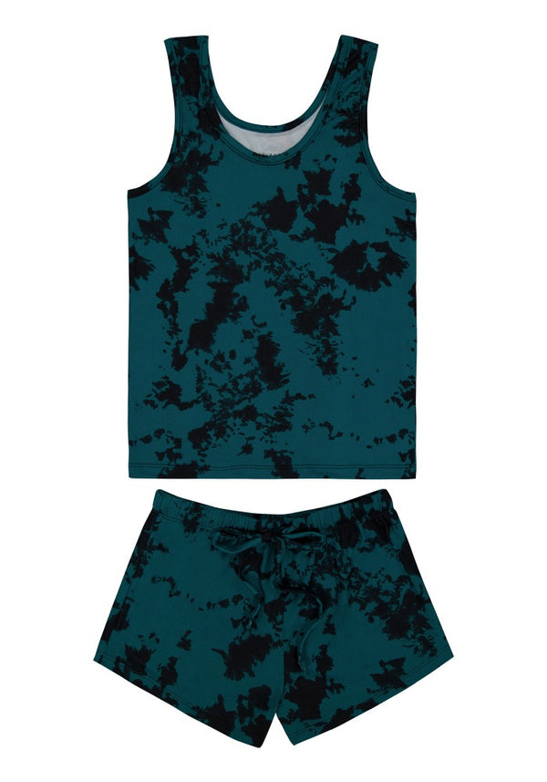 Forest Tie-Dye Women Short Sin Manga