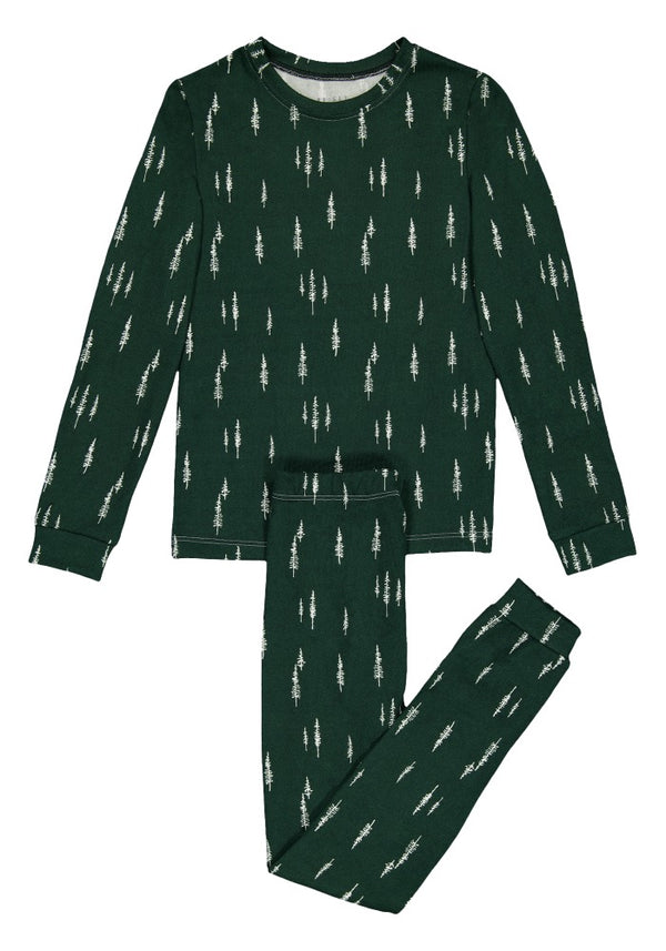 Green Feather Kids Pj
