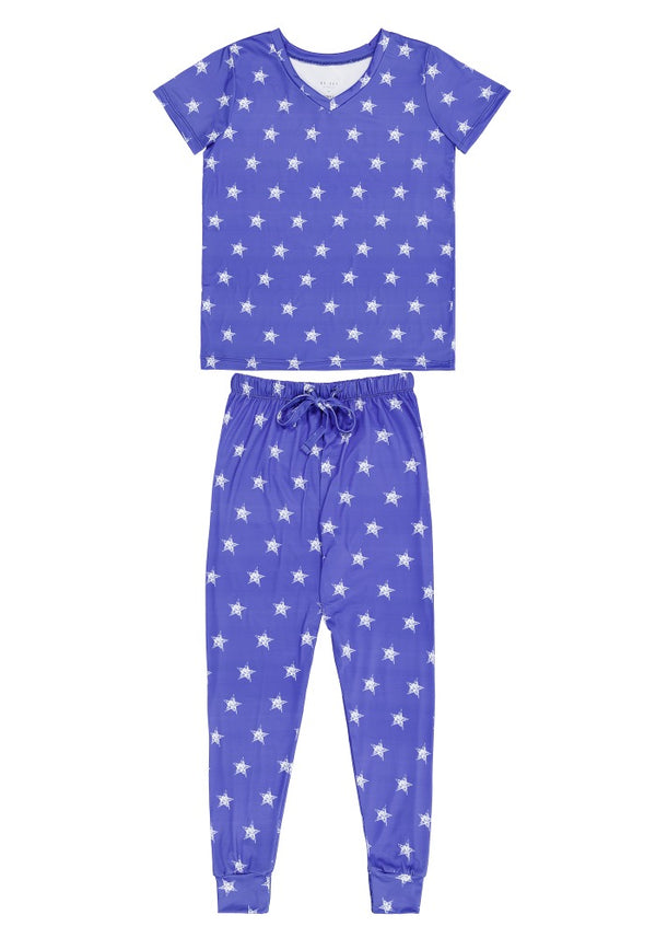 Shine Indigo Women Pantalon Manga Corta
