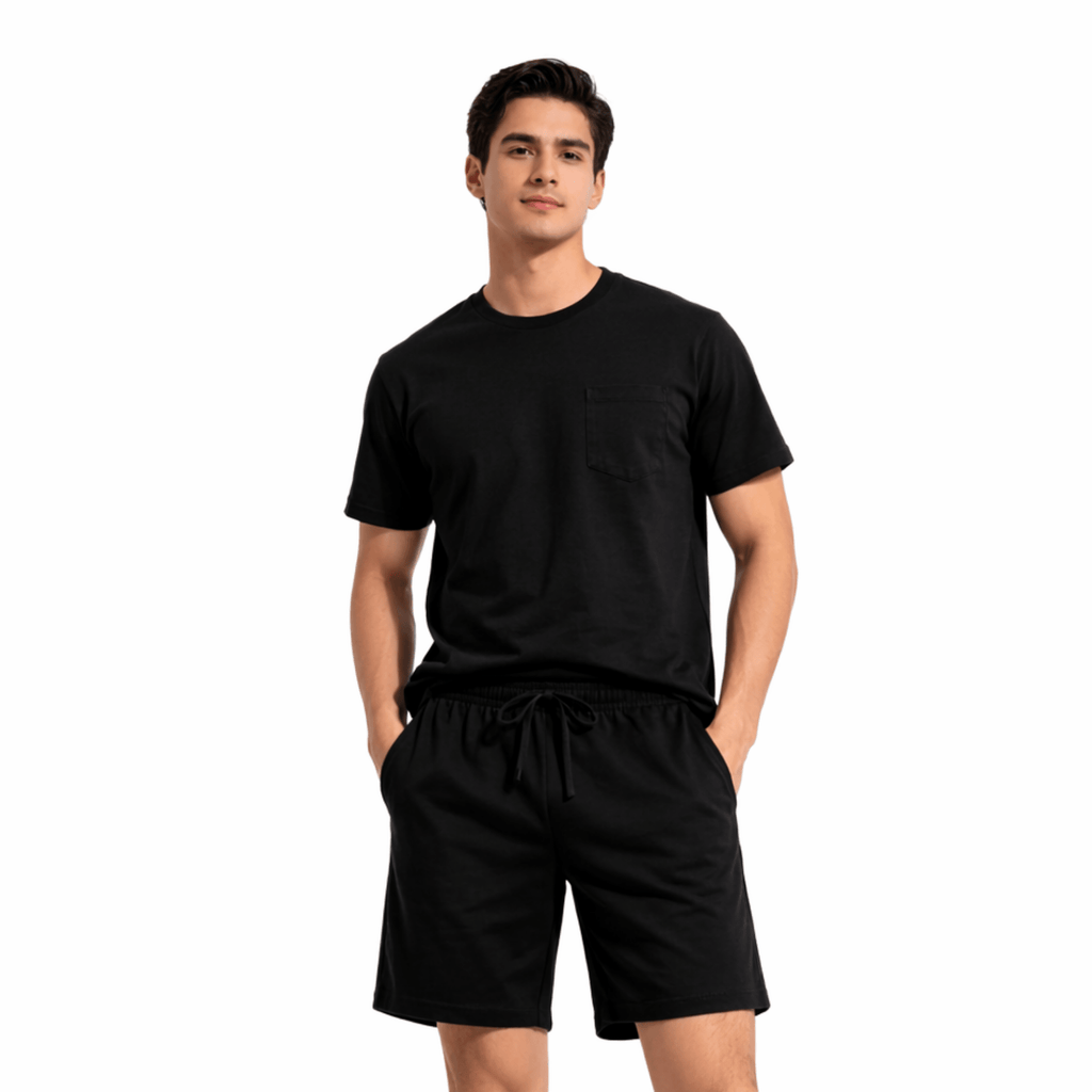 All Black Men Short - Reset Loungewear