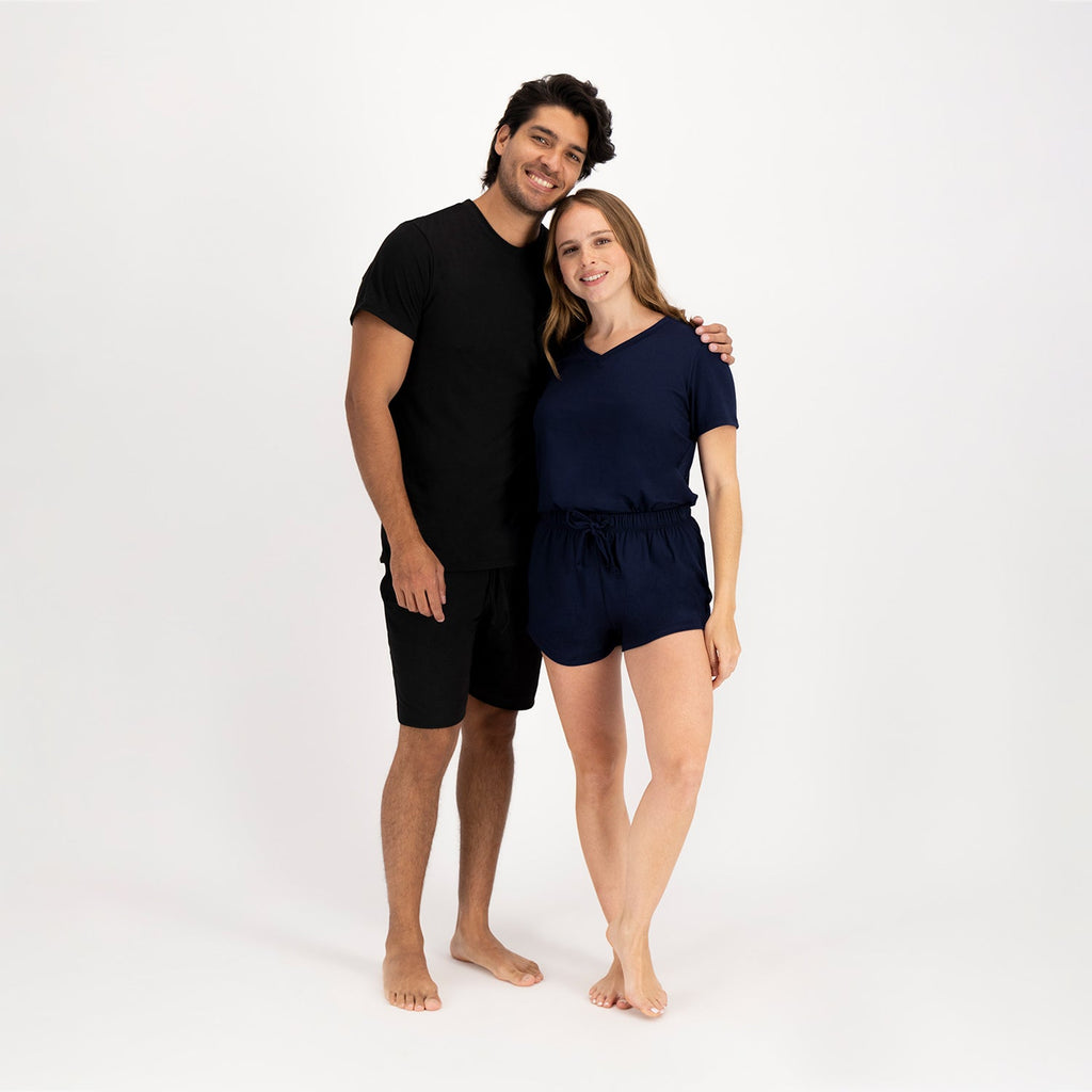 All Black Men Short - Reset Loungewear