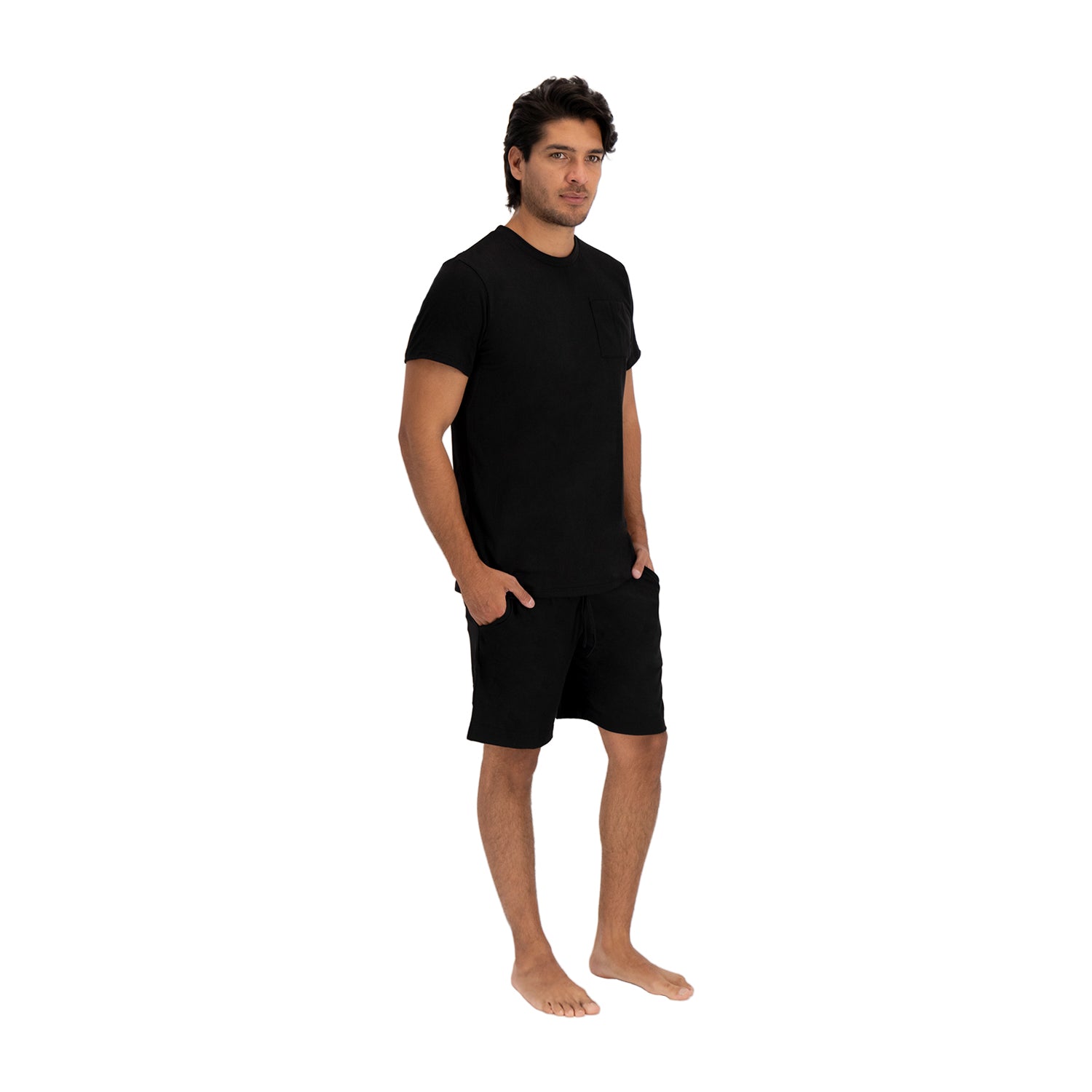 All Black Men Short - Reset Loungewear