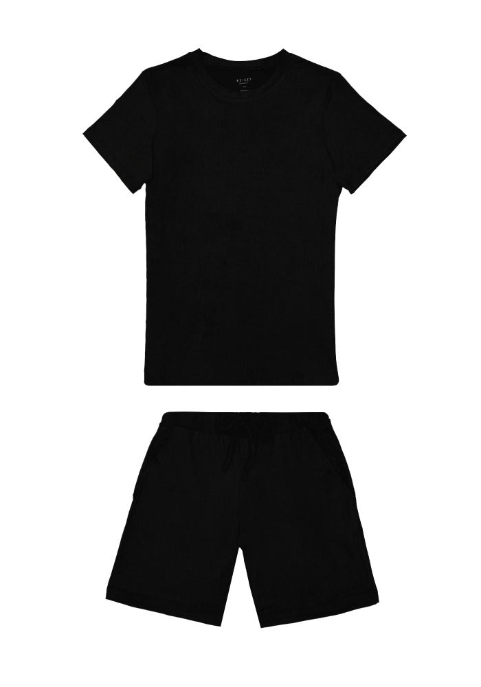 All Black Men Short - Reset Loungewear