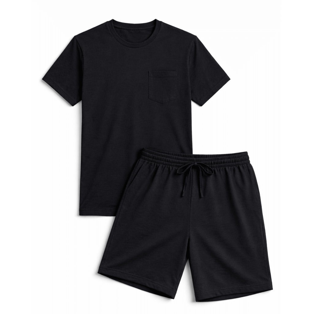 All Black Men Short - Reset Loungewear