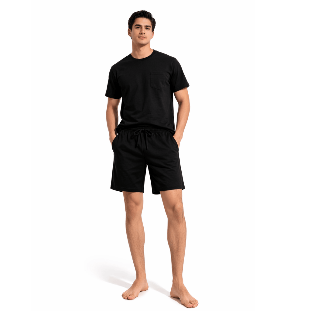All Black Men Short - Reset Loungewear