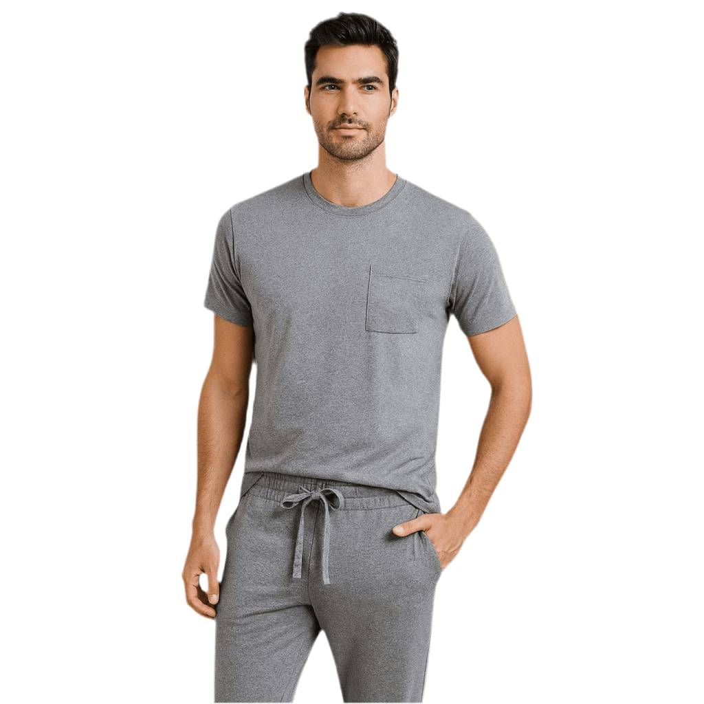 All Gray Men Manga Corta Pantalón Cerrado - Reset Loungewear