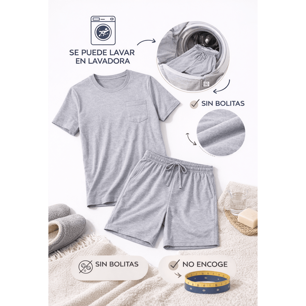 All Gray Men Short - Reset Loungewear