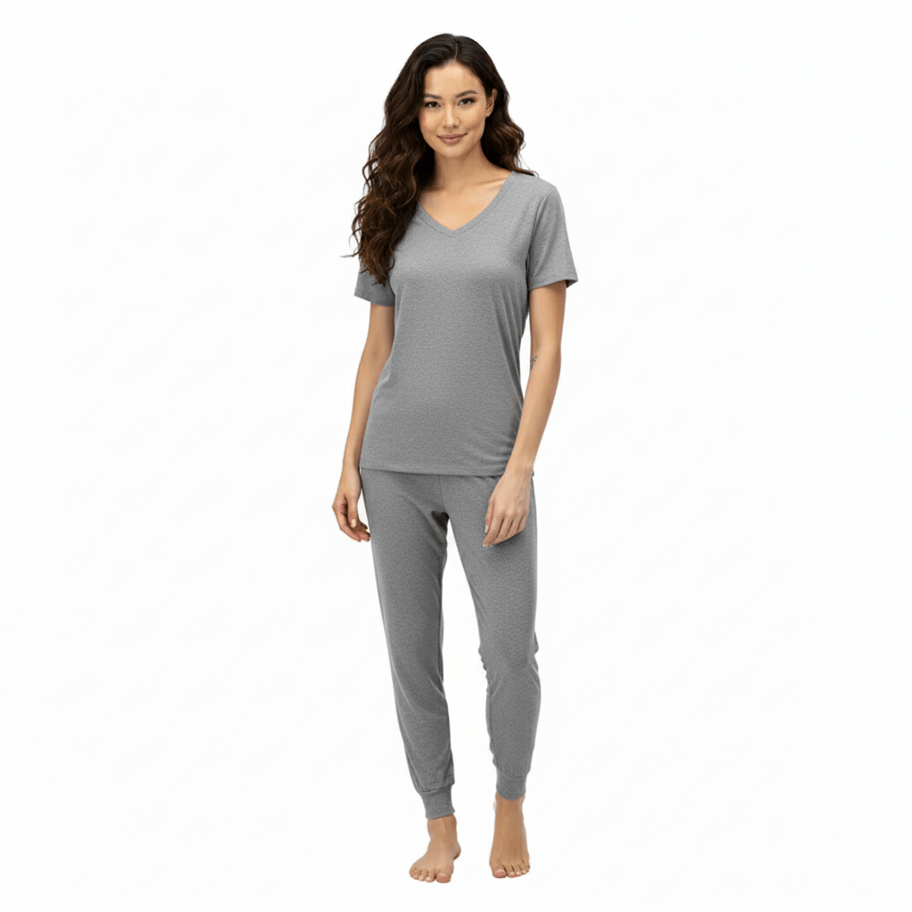 All Gray Women Manga Corta - Reset Loungewear
