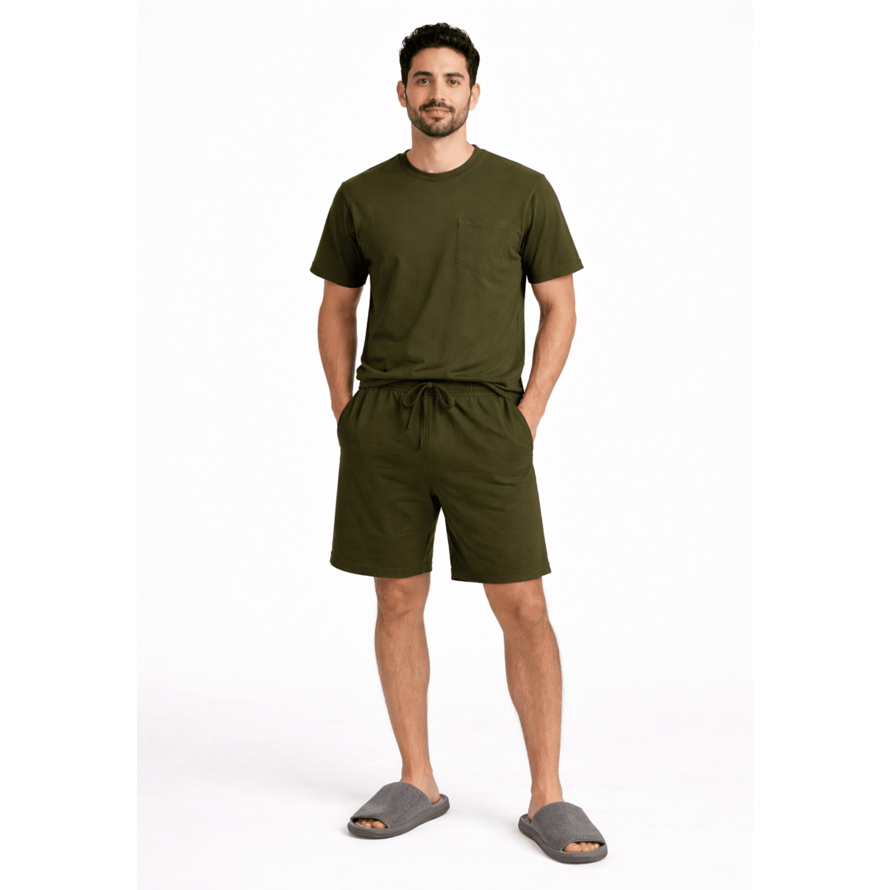 All Olive Men Short - Reset Loungewear