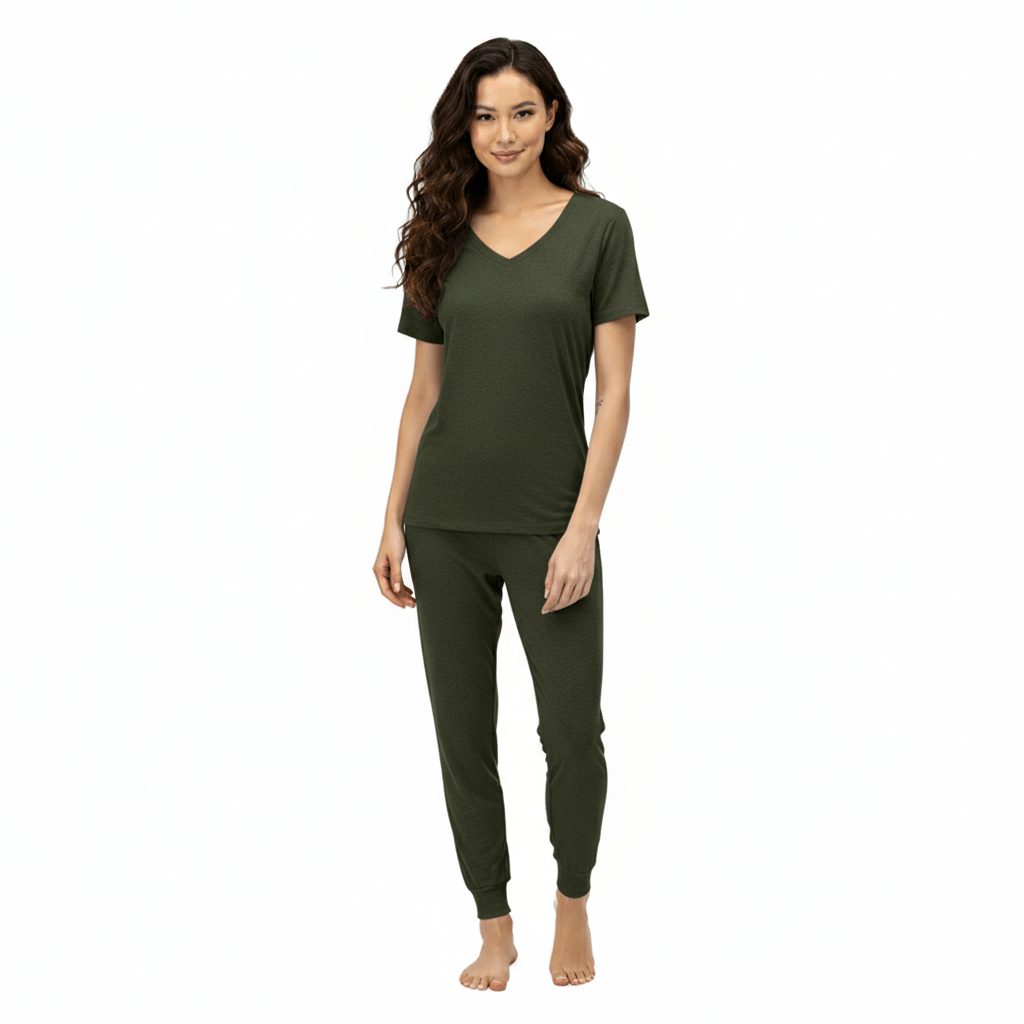 All Olive Women Manga Corta - Reset Loungewear