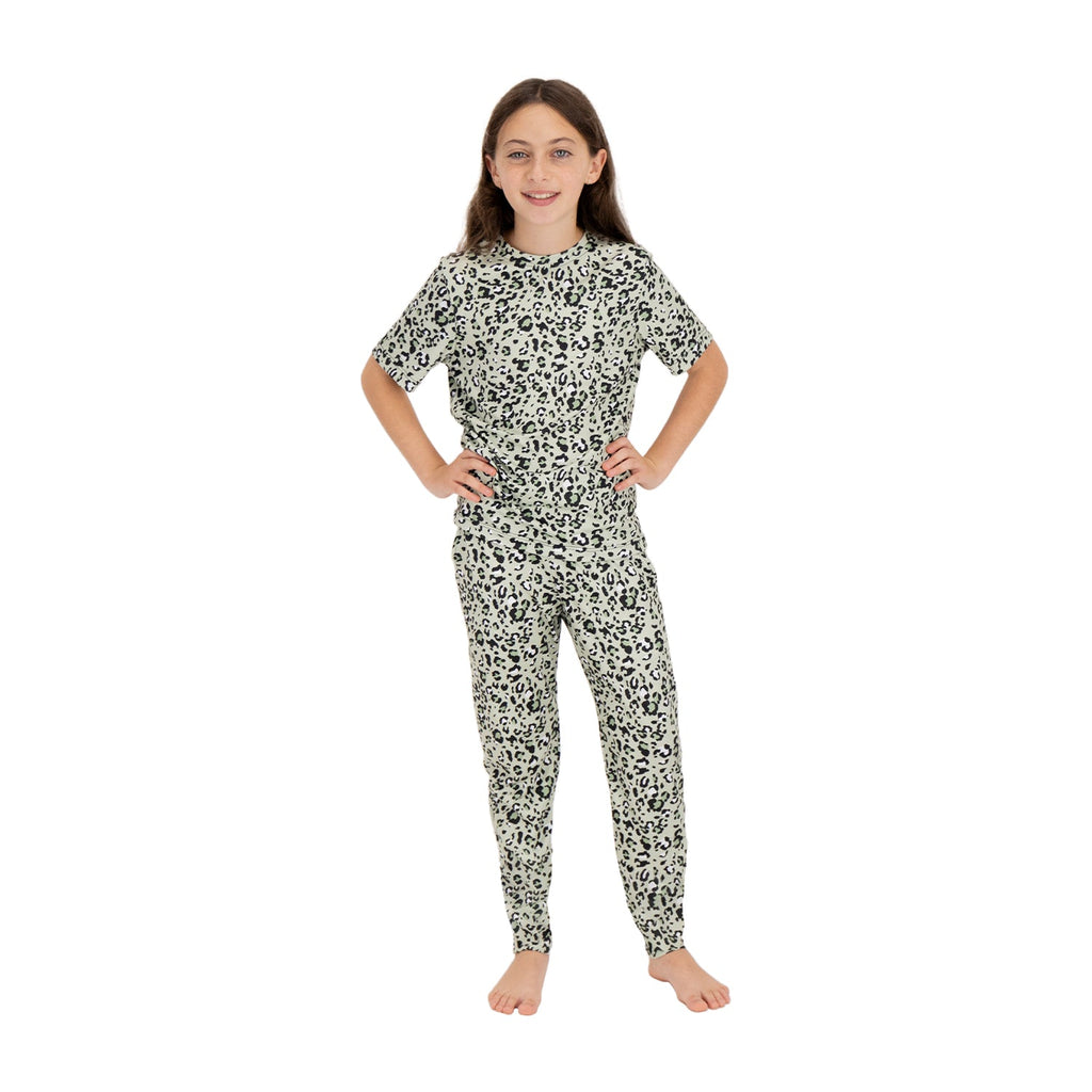 Animal Green Kids Pantalon y Playera Manga Corta - Reset Loungewear