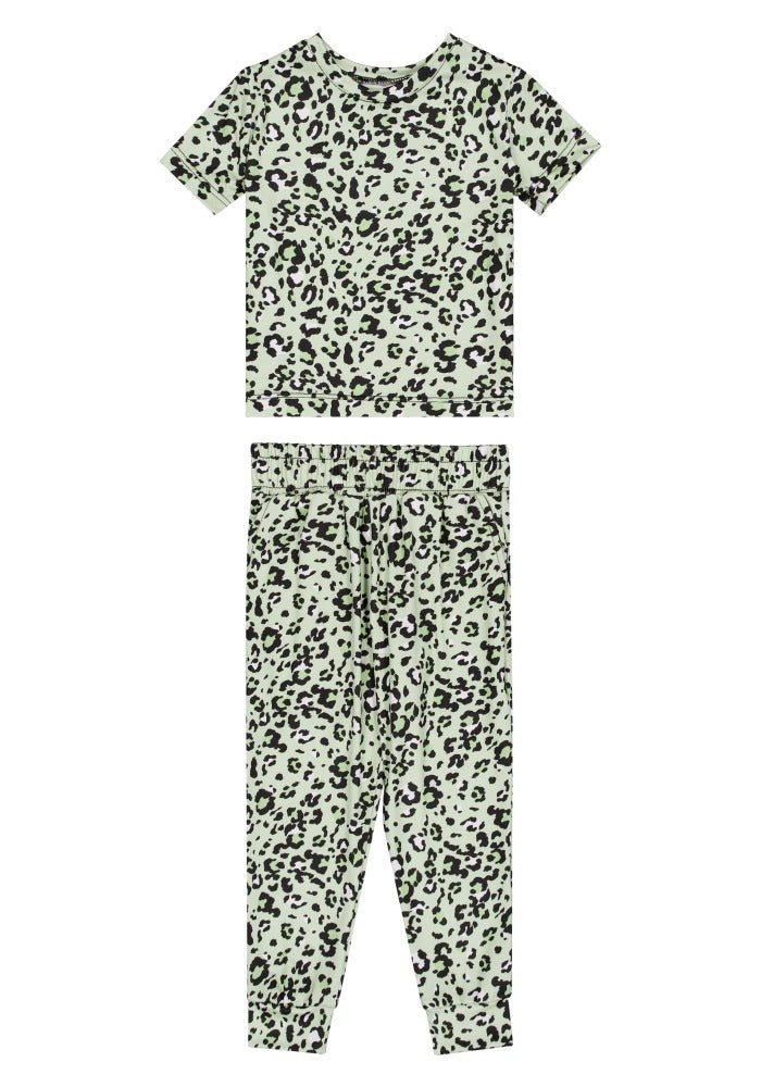 Animal Green Kids Pantalon y Playera Manga Corta - Reset Loungewear