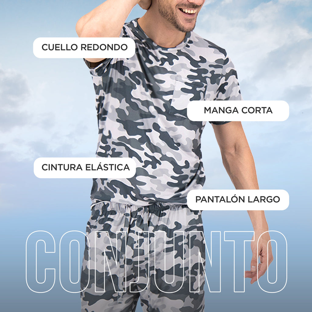 Army Blue Men Pantalon - Reset Loungewear