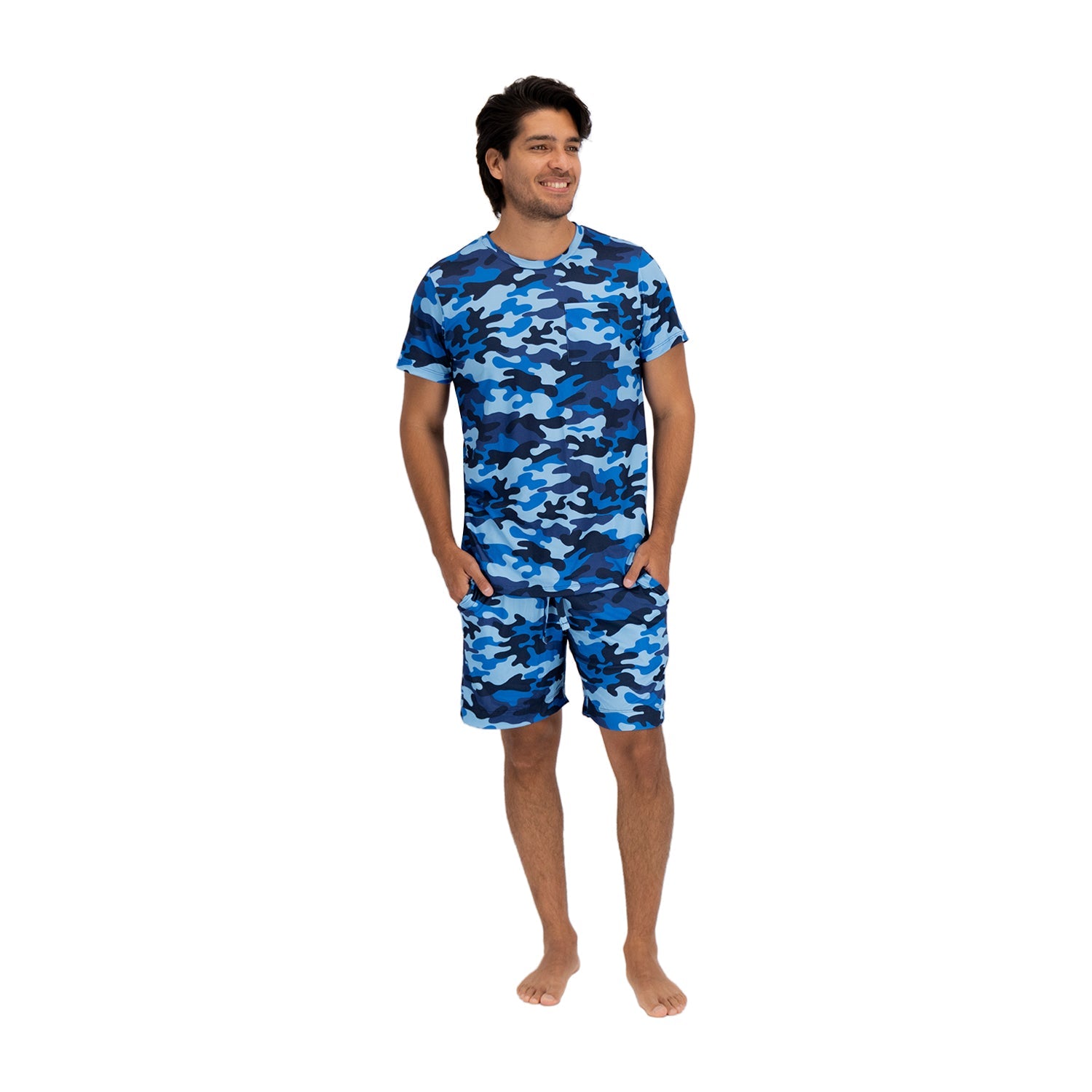 Army Blue Men Short - Reset Loungewear
