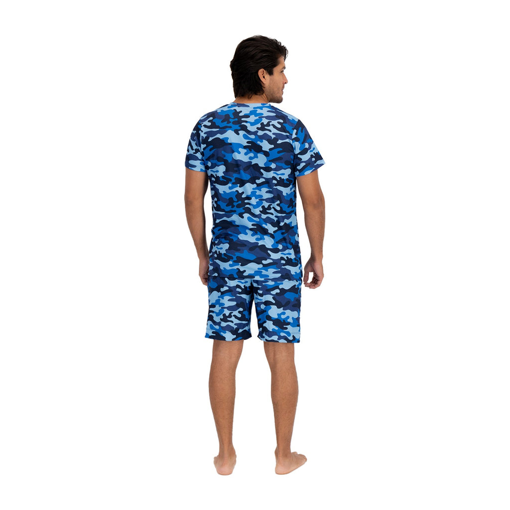 Army Blue Men Short - Reset Loungewear