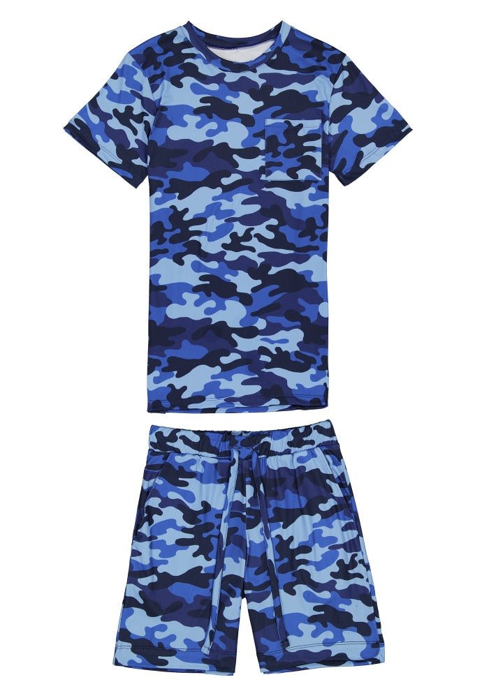Army Blue Men Short - Reset Loungewear