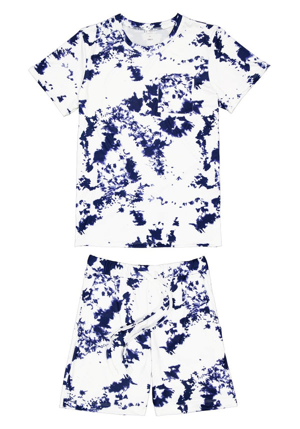 Splash Blue Men Short