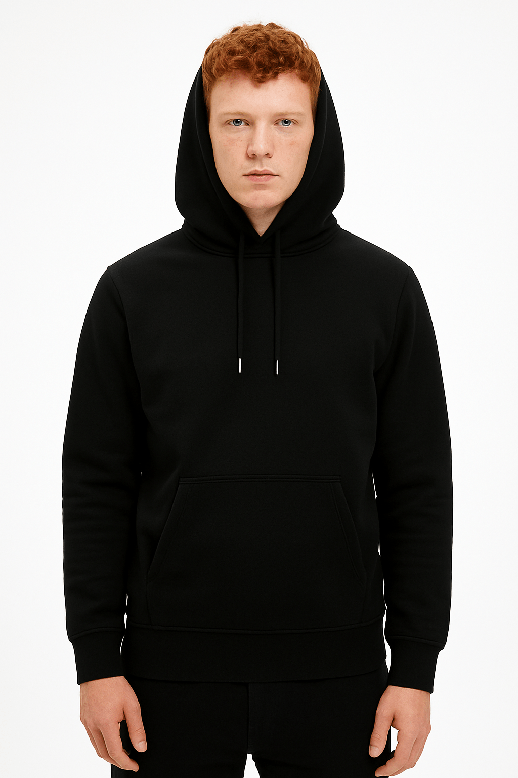Hoodie Black for Men - Reset Loungewear