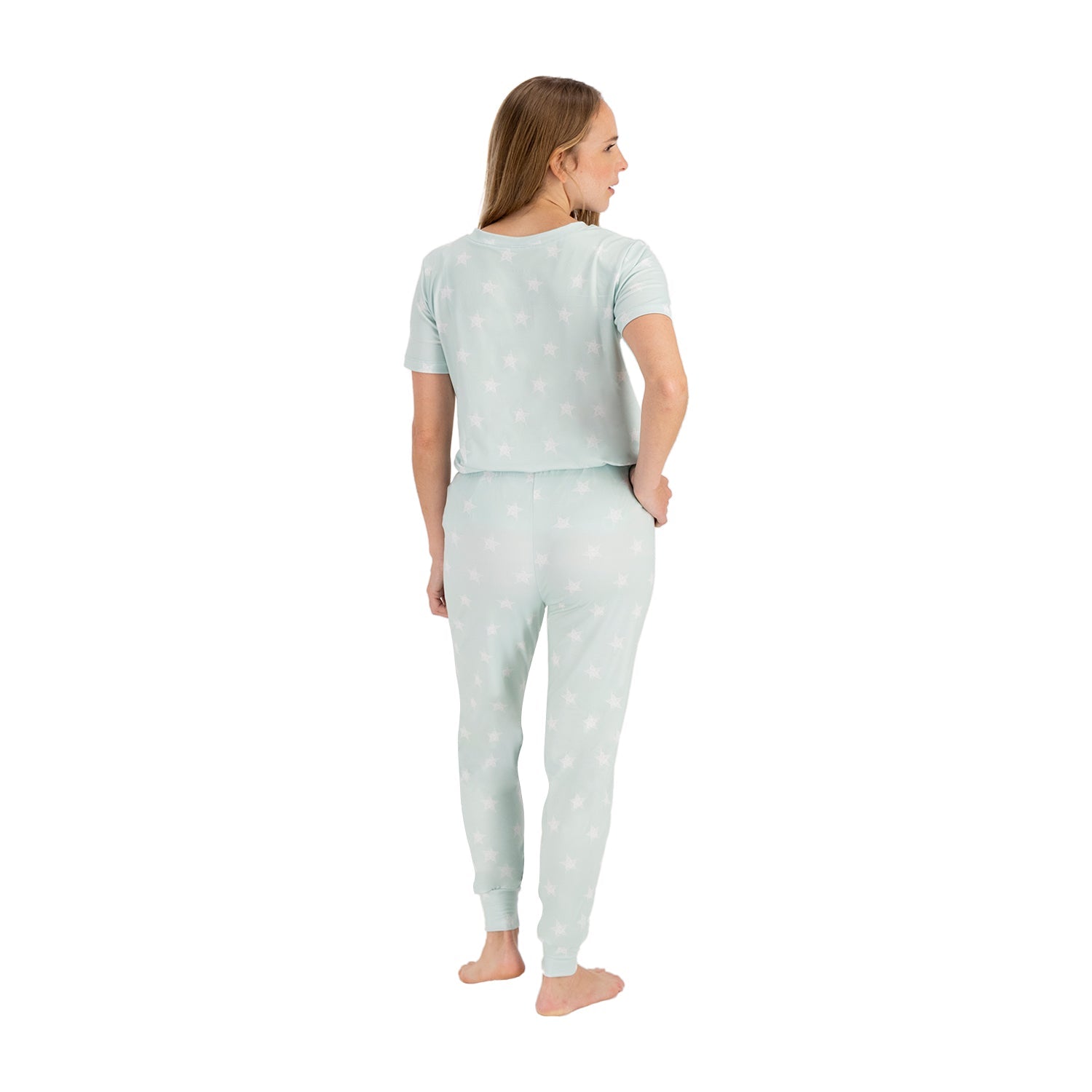 Shine Aqua Women Pantalon Manga Corta - Reset Loungewear