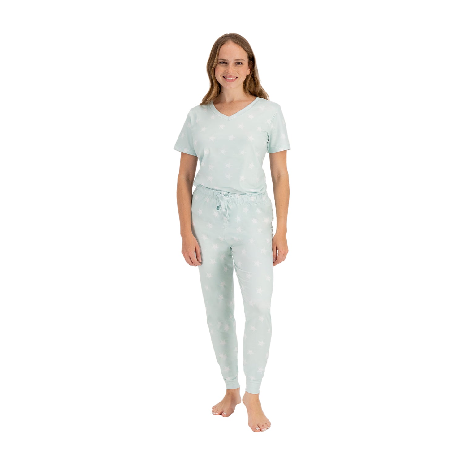 Shine Aqua Women Pantalon Manga Corta - Reset Loungewear
