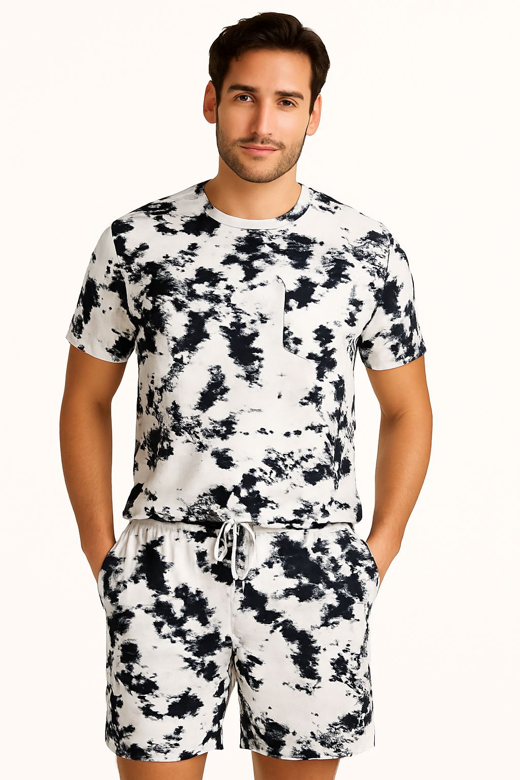 Splash Dark Men Short - Reset Loungewear