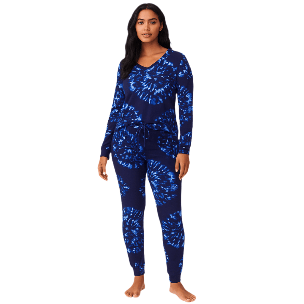 Swirly Navy Dream Tie - Dye Women M/L Pj - Reset Loungewear