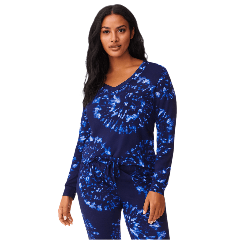 Swirly Navy Dream Tie - Dye Women M/L Pj - Reset Loungewear