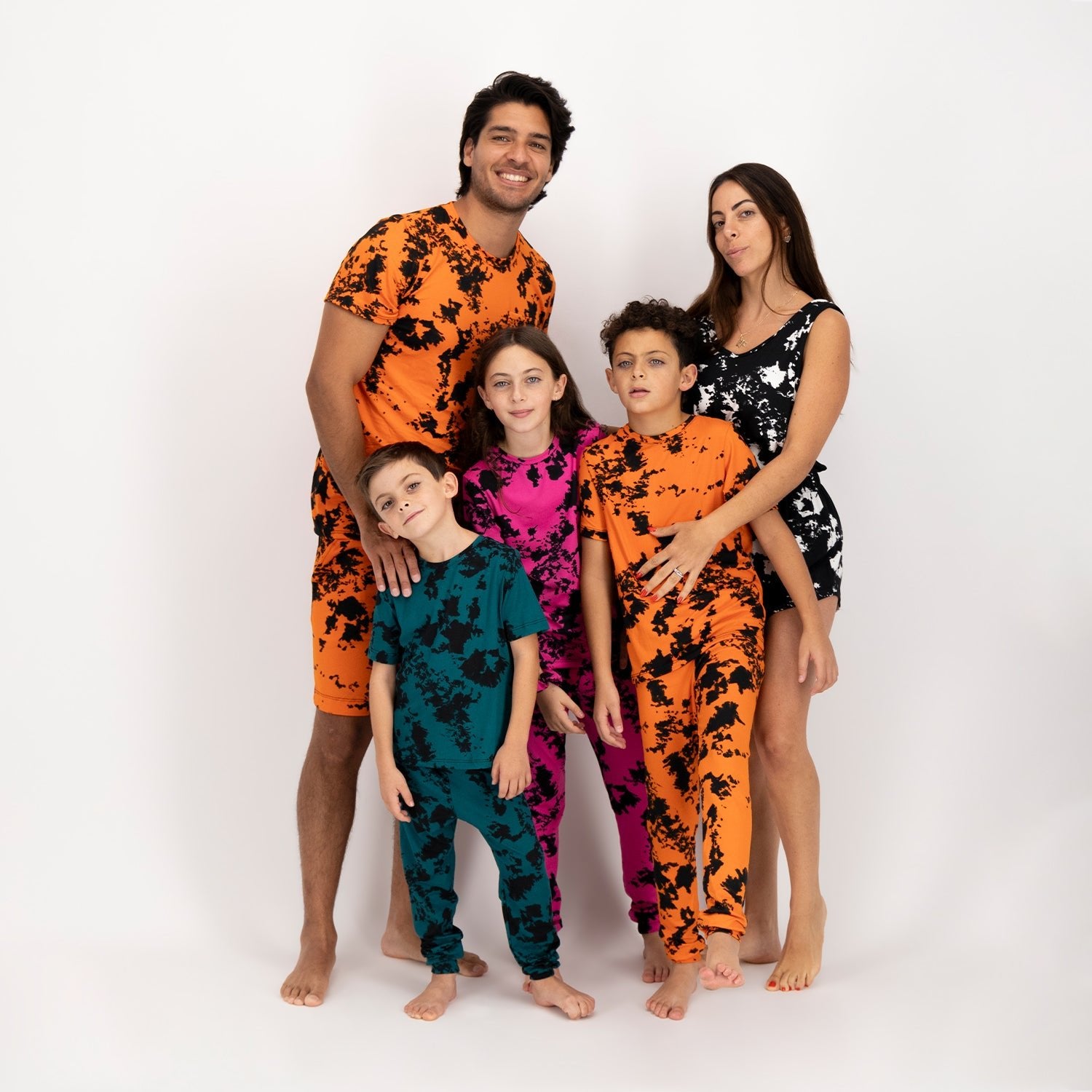 Tangerine Tie - dye Men Short - Reset Loungewear