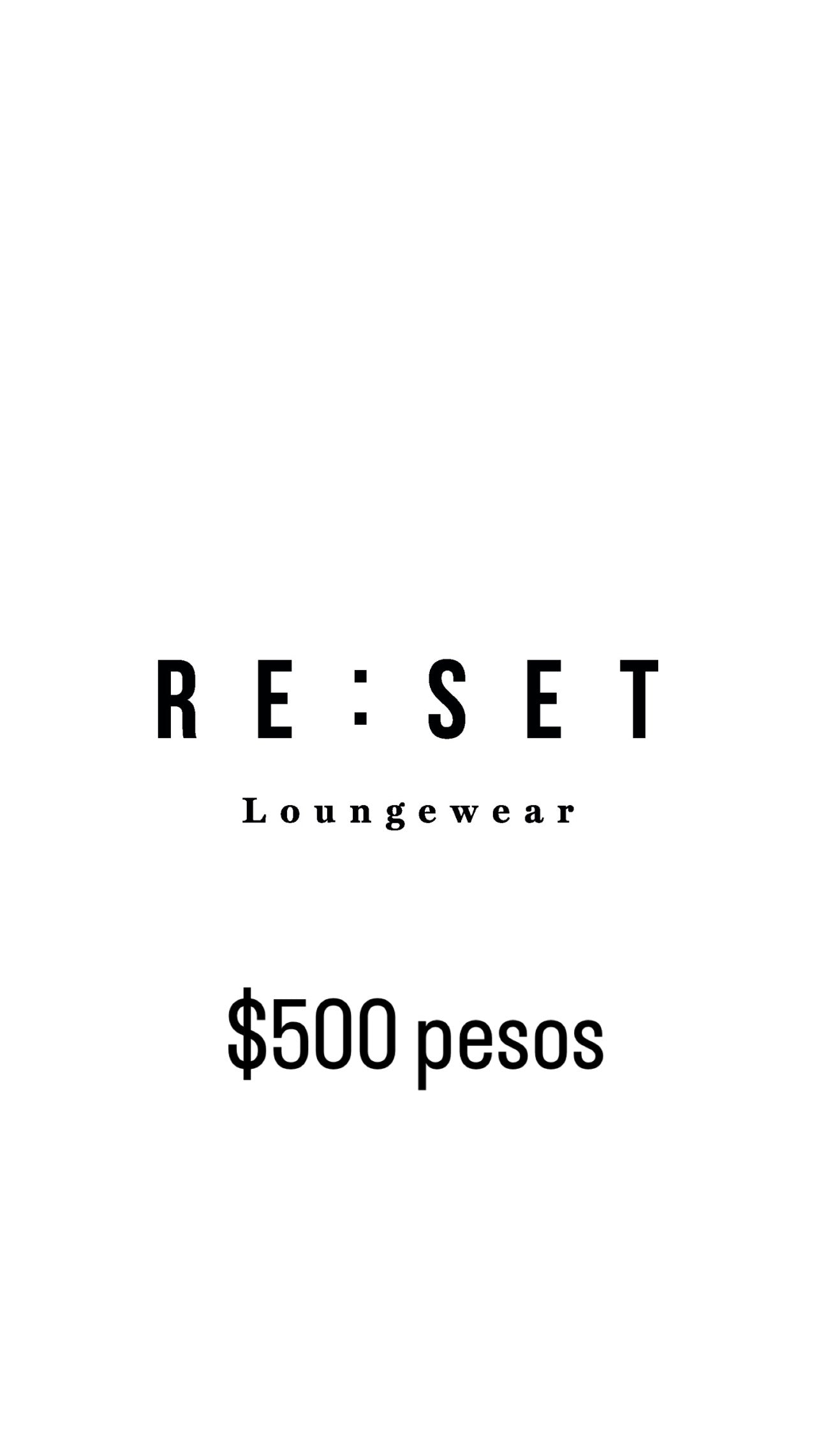 tarjeta de regalo reset - Reset Loungewear